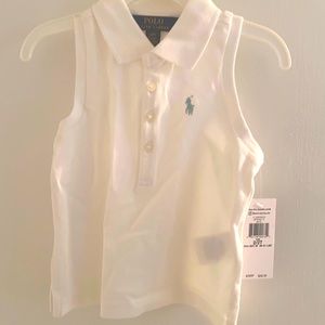 Sleeveless Polo Shirt NWT